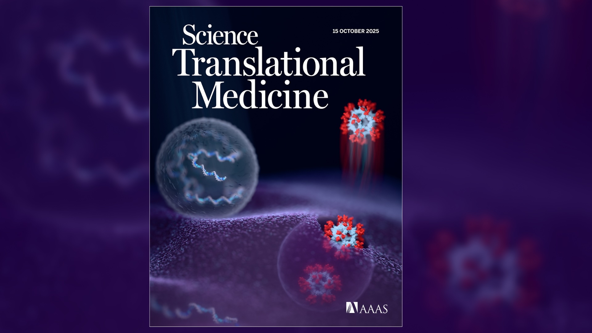 Delivering protein nanoparticle vaccines via mRNA